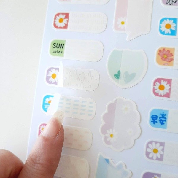 Etiqueta Kawaii Plastificables - Flores 2 Etiqueta Kawaii Plastificables - Flores - Imagen 2