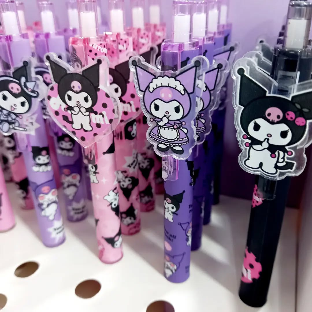 Lapicera con Aplique - Kuromi 3 Lapicera con Aplique - Kuromi - Imagen 3