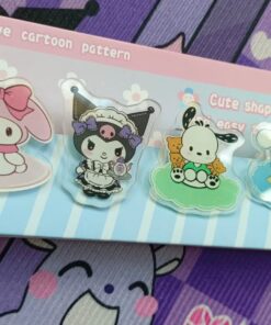 Alternative view of Broches Escolares Sanrio 4 PCS