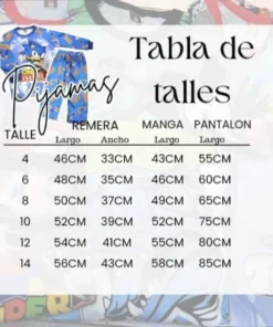 Pijama polar soft - Bluey 5 D NQ NP 2X 950686 MLA83453756095 032025 F