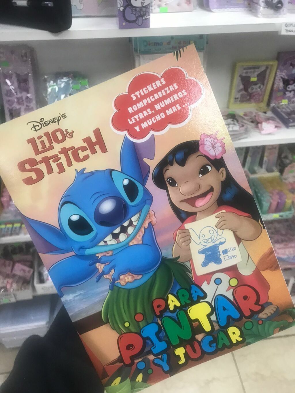 Cuaderno para pintar Stitch 1 Cuaderno para pintar Stitch