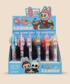 Lapicera Retractil Labubu cuerpo x3 11 0 33