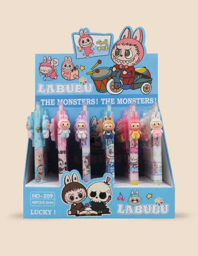 Lapicera Retractil Labubu cuerpo x3 6 Lapicera Retractil Labubu cuerpo x3 - Imagen 6