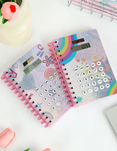 Cuaderno con Calculadora - Brillitos 1 Cuaderno con Calculadora - Brillitos