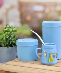 Tarros Vintage (Sin Mate) - Celeste