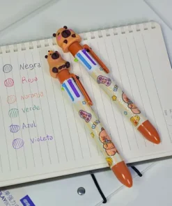 Lapicera 6 colores - Capybara 8 4 16