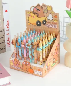 Alternative view of Lapicera retractil Capybara x2