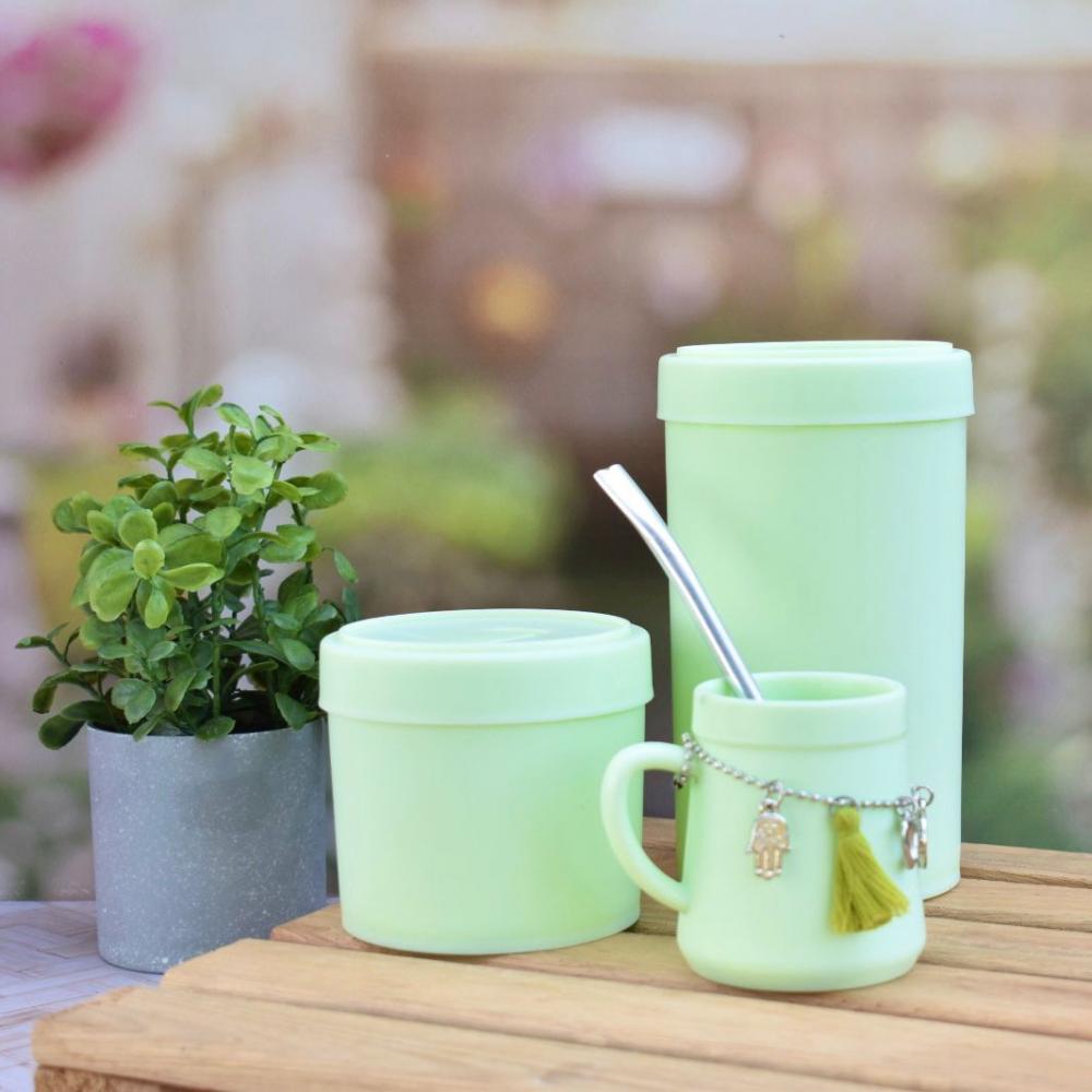 Combo Latas + Mate Vintage - Verde 1 Combo Latas + Mate Vintage - Verde