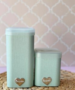 Set de Tarros CUADRADOS + MATE - OLIVA