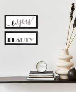 Cuadro Black and White 10*30 - BEAUTY