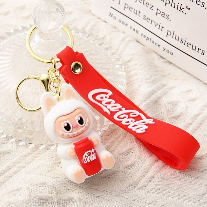 Llavero Importado 3D Labubu Coca-Cola 5 Llavero Importado 3D Labubu Coca-Cola - Imagen 5