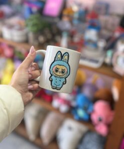 Alternative view of Taza Recta Ceramica Labubu