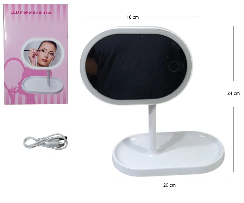Espejo con Luz LED Usb 2 Espejo con Luz LED Usb - Imagen 2