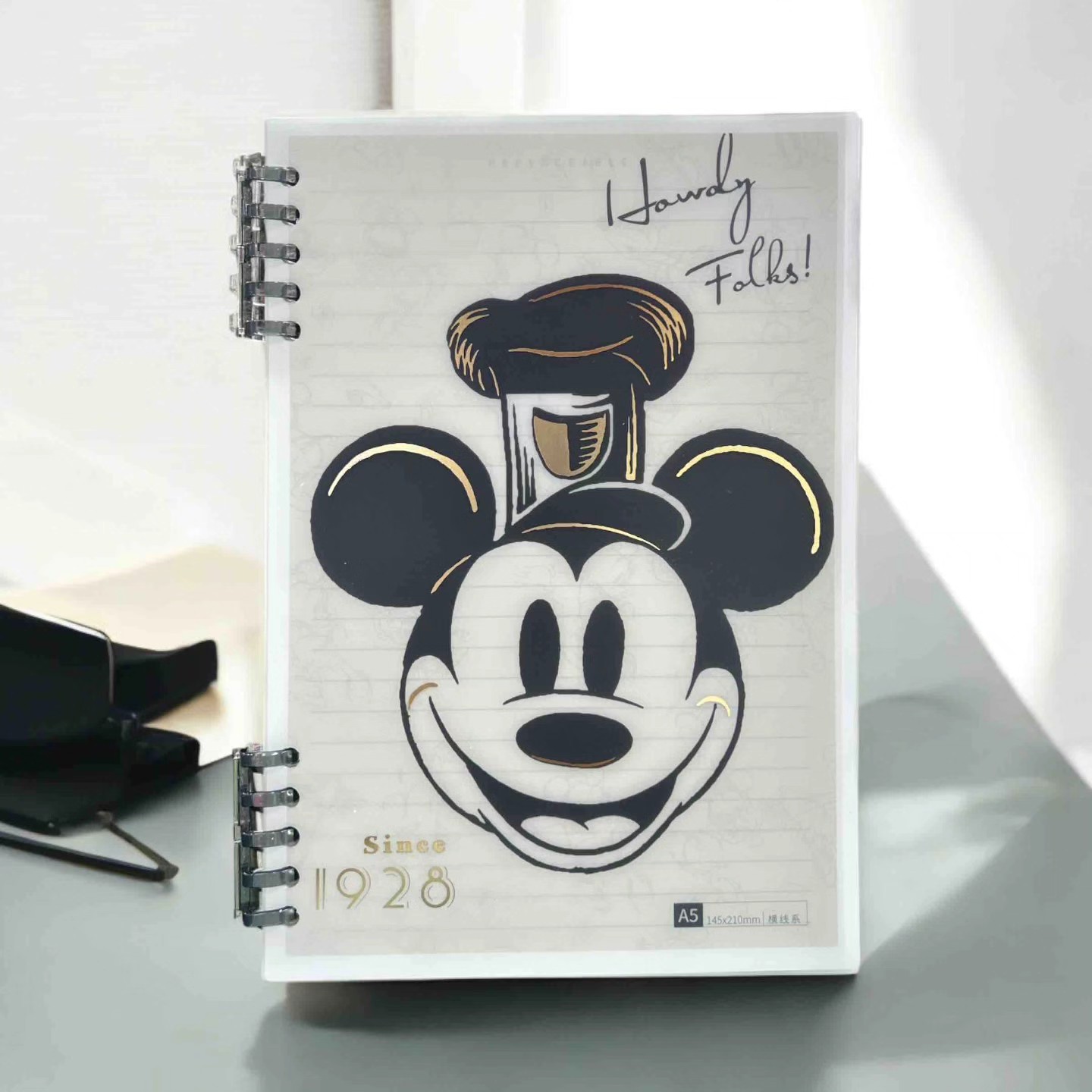 Carpeta Perpetua Blanco/Negro - Mickey Friends 1 Carpeta Perpetua Blanco/Negro - Mickey Friends