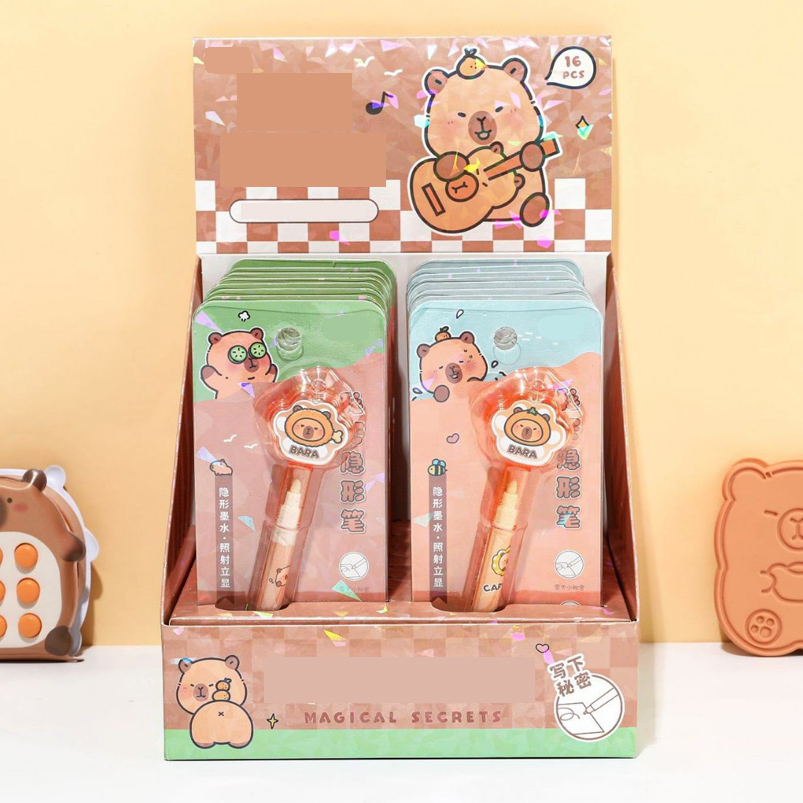 Lapicera Tinta Invisible con Luz - Capybara 4 Lapicera Tinta Invisible con Luz - Capybara - Imagen 4