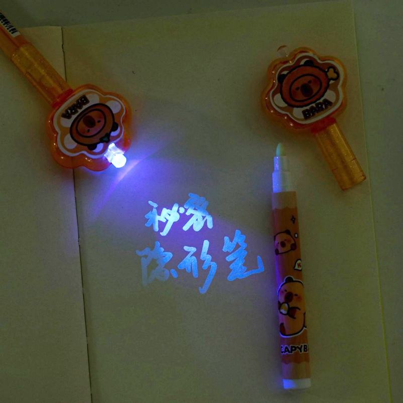 Lapicera Tinta Invisible con Luz - Capybara 2 Lapicera Tinta Invisible con Luz - Capybara - Imagen 2