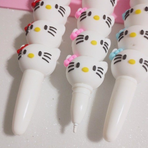 Lapicera giratoria Kitty x3 2 Lapicera giratoria Kitty x3 - Imagen 2