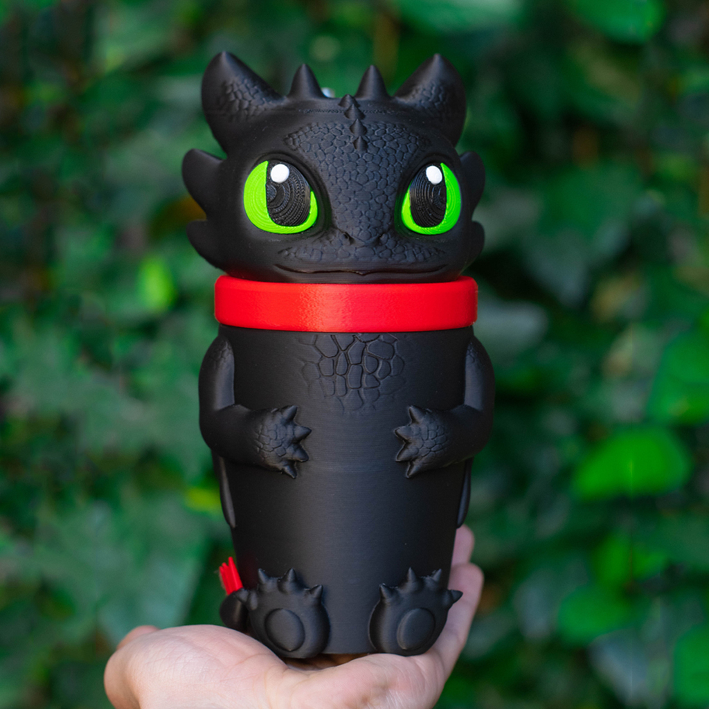 Vaso 3D Chimuelo 1 Vaso 3D Chimuelo