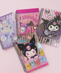 Cuaderno Metalizado - Kuromi