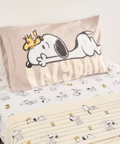 Alternative view of Juego de Sábanas Piñata 1 1/2 Plaza - Snoopy