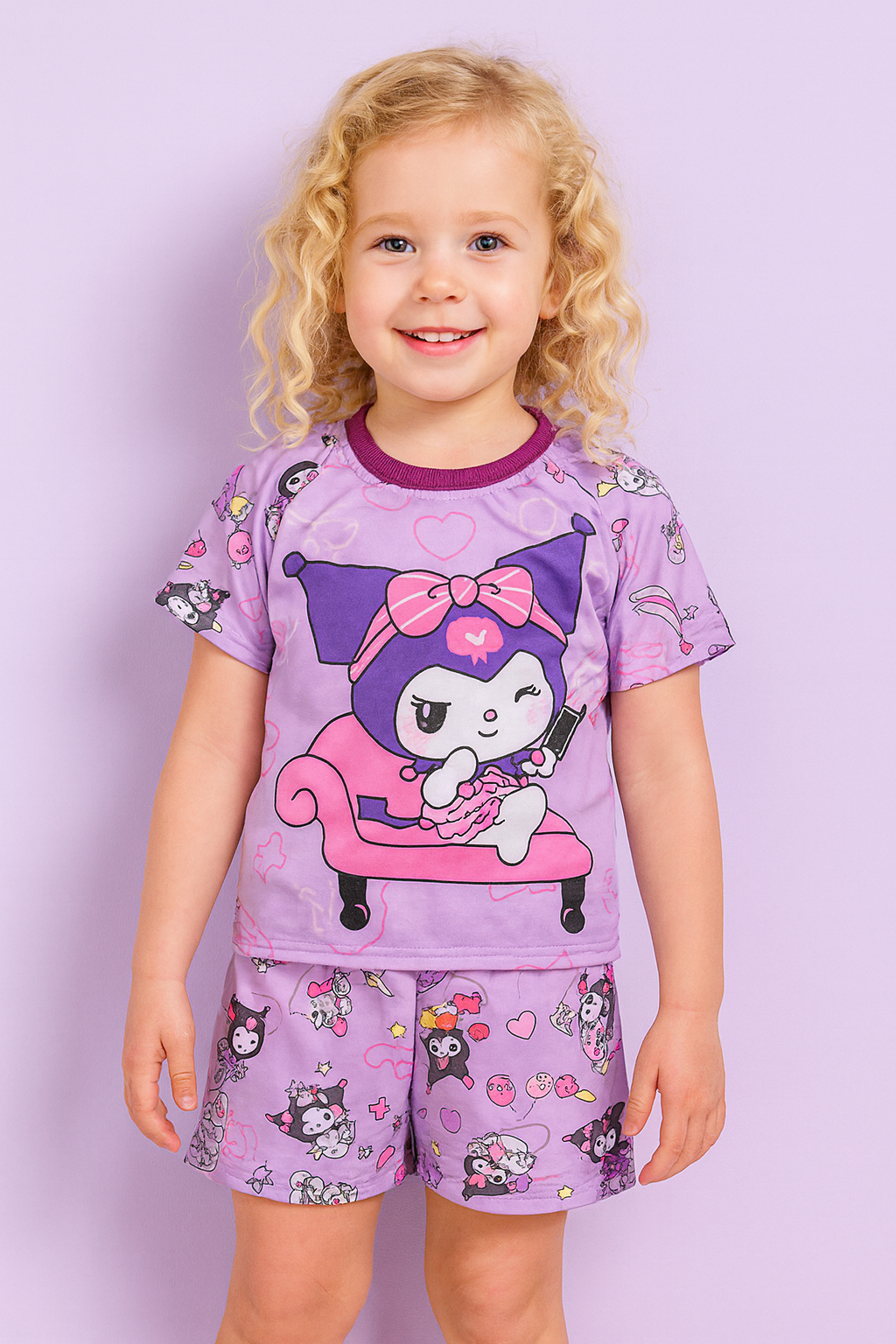 Pijama VERANO KIDS - Kuromi 1 Pijama VERANO KIDS - Kuromi