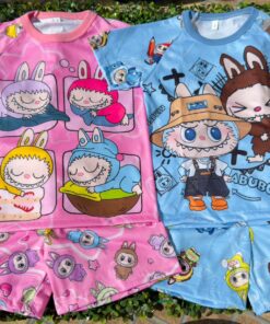 Alternative view of Pijama VERANO KIDS - Labubu Rosa