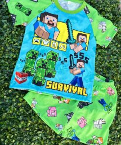 Alternative view of Pijama VERANO KIDS - Minecraft