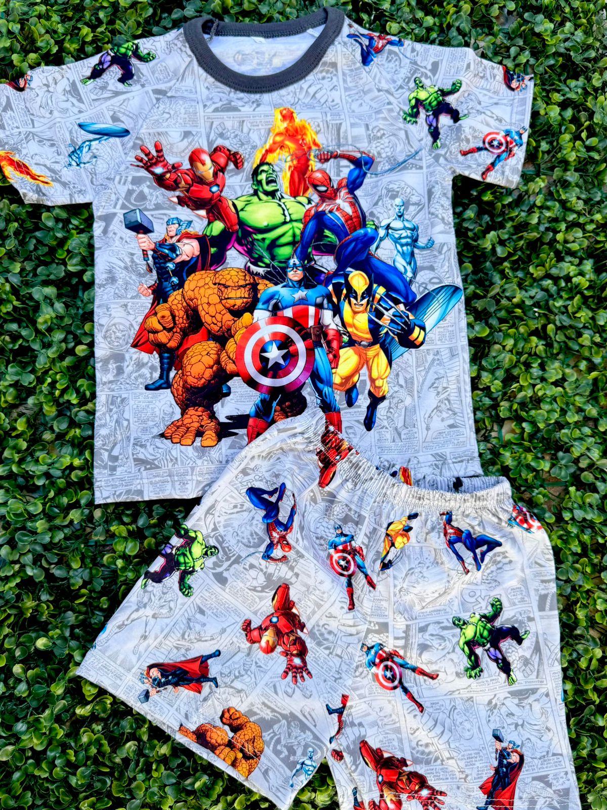Pijama VERANO KIDS - Avengers 2 Pijama VERANO KIDS - Avengers - Imagen 2