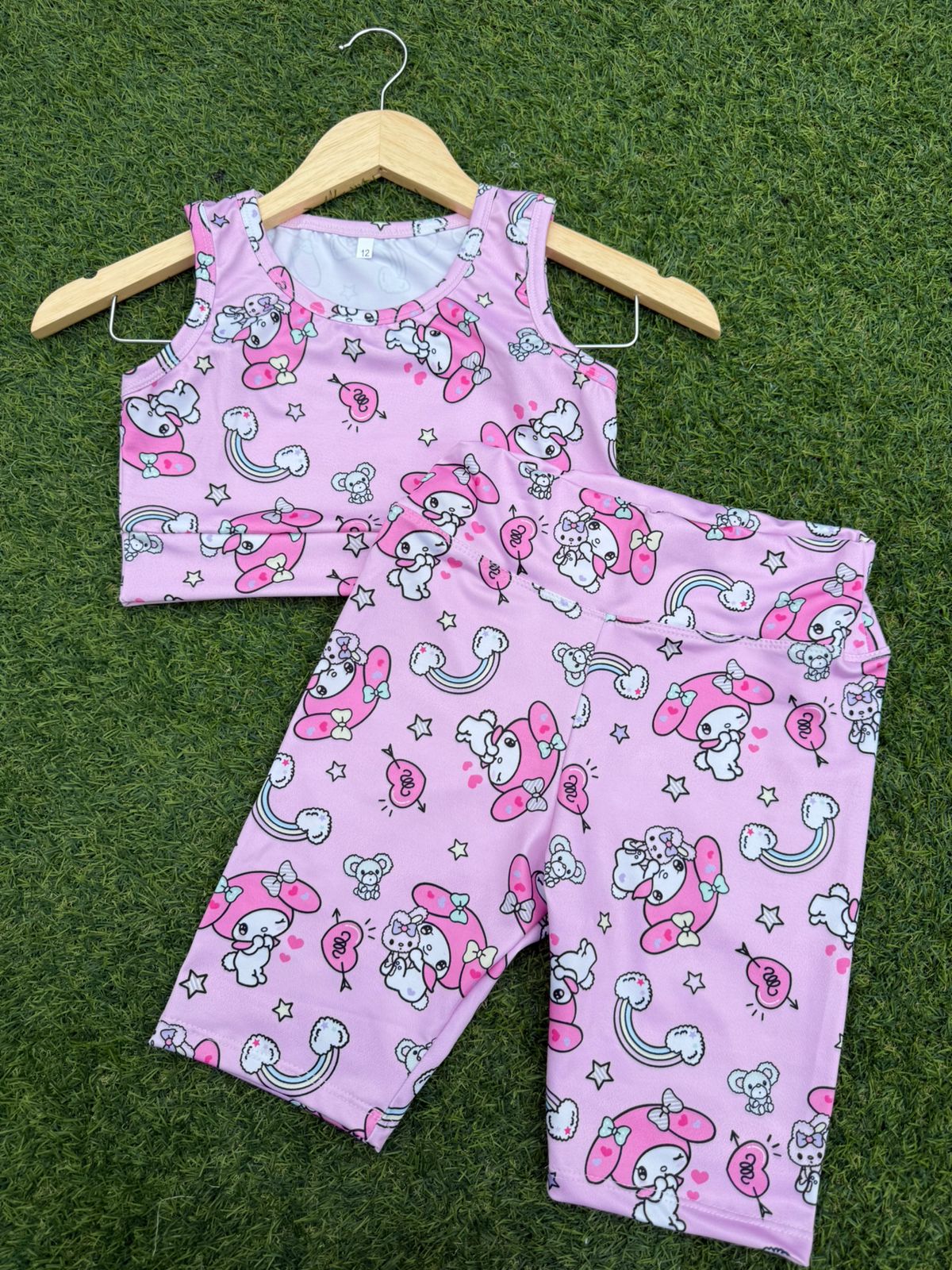 Conjunto Top + Biker - My Melody 1 Conjunto Top + Biker - My Melody