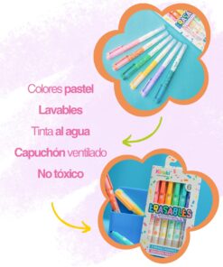 Alternative view of Resaltador Borrable KURUKI x6