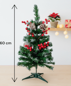 Arbol de Navidad 60 cm con Piñas