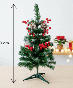 Arbol de Navidad 90cm con Piñas
