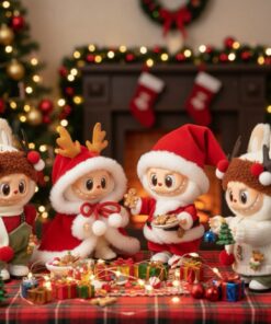 Alternative view of Labubu Navideño